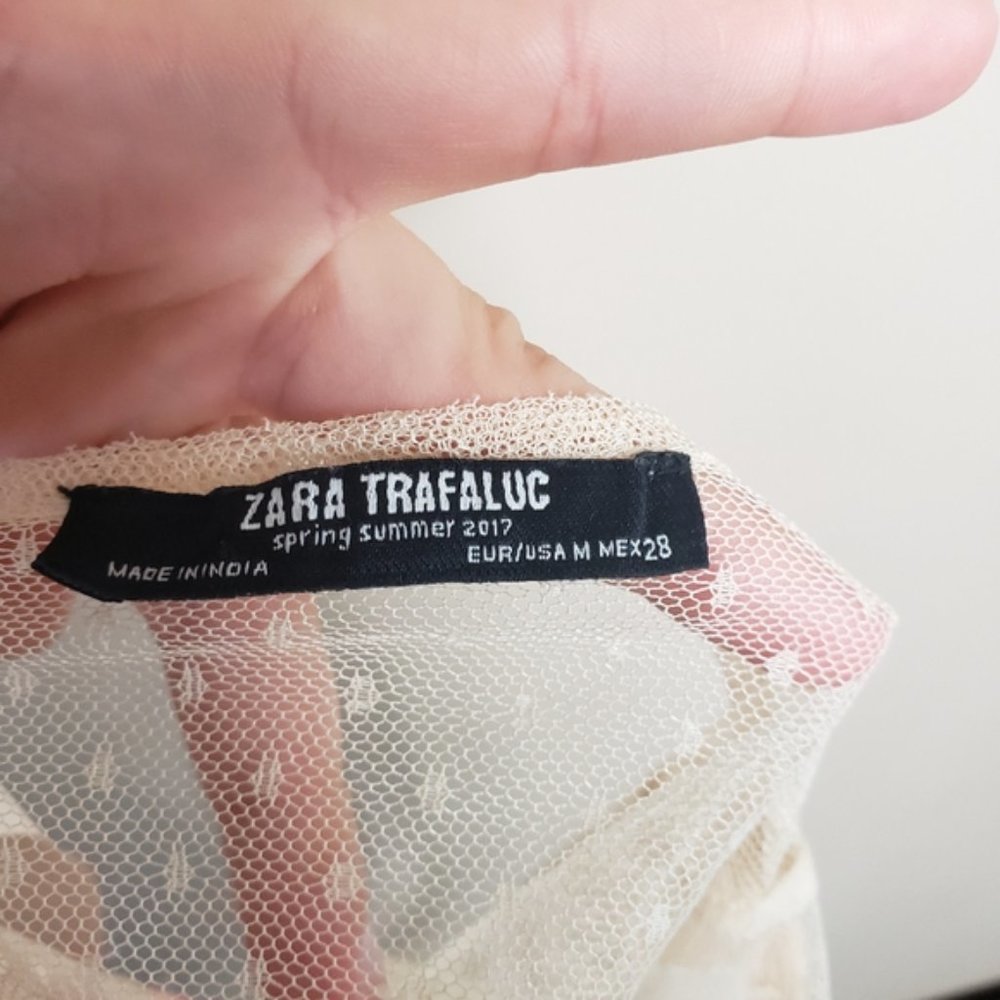 Zara Multicolor Embroidered Tank Top - Picture 3 of 3